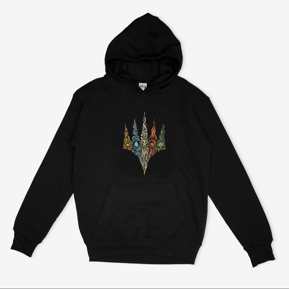 Magic The Gathering Planeswalker Symbol Doodle Hoodie